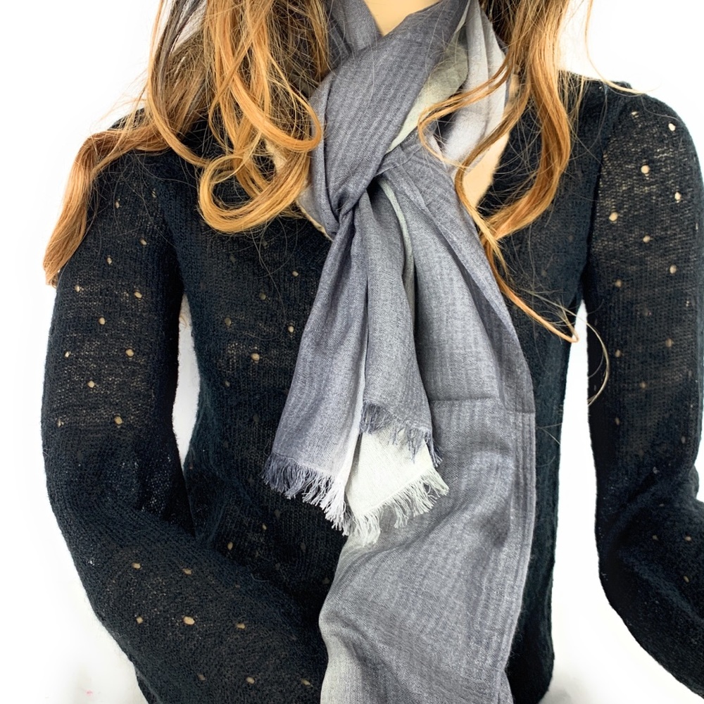 Double toned pashmina scarf